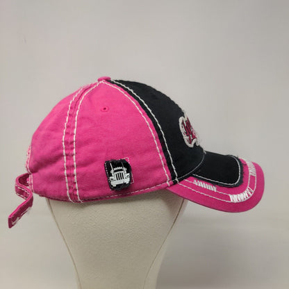 Iowa 80 Truckstop Women's Slideback Hat Pink OSFM Embroidered Stitched Logo