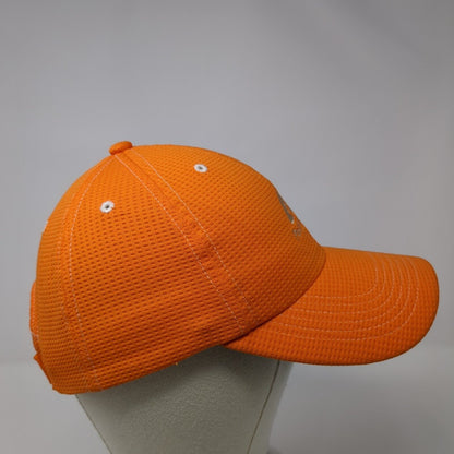 Poston Butte Strapback Hat Orange One Size Adjustable Breathable Troon Golf