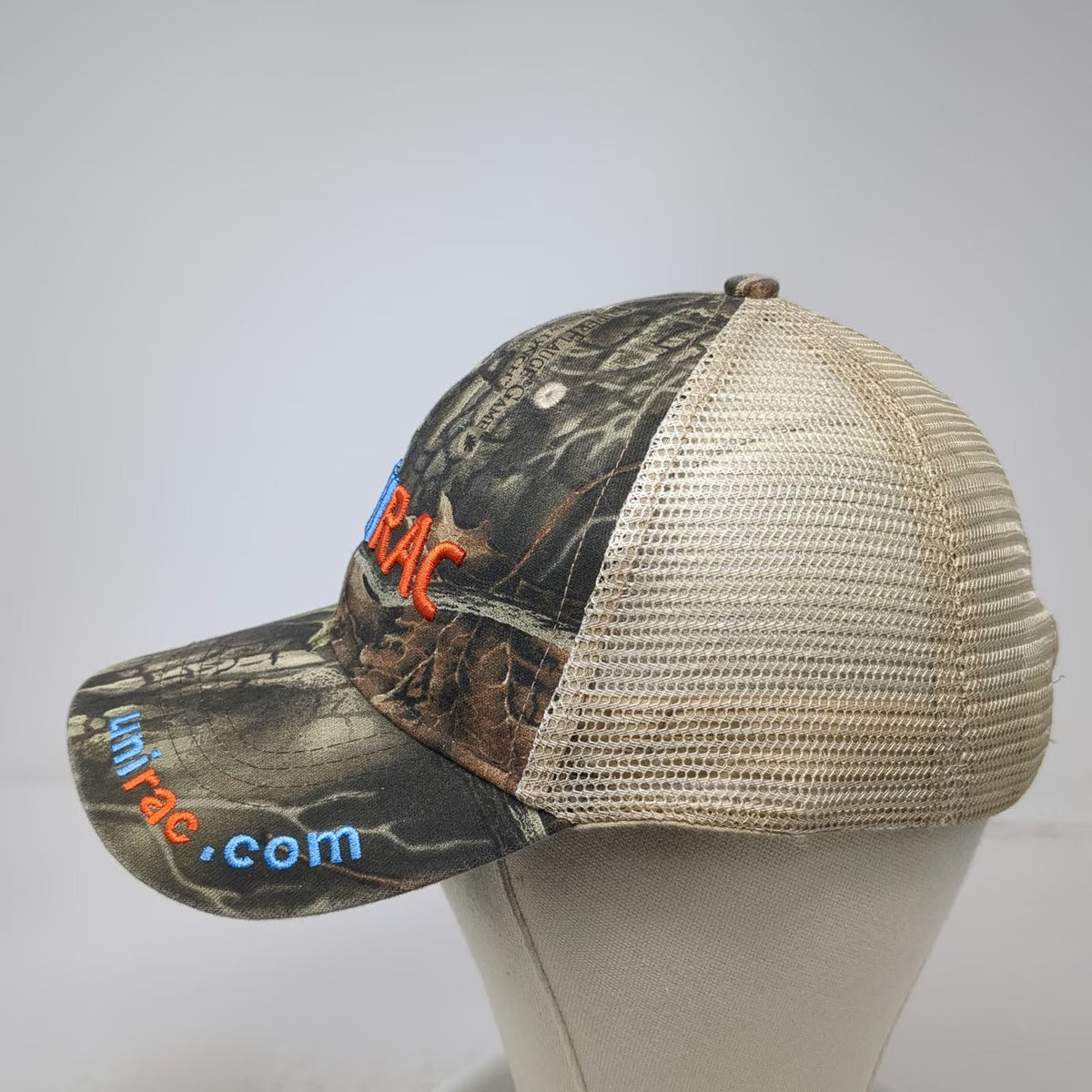 CustomHats Baseball Cap Green Camo One Size Strapback Mesh Embroidered Hat