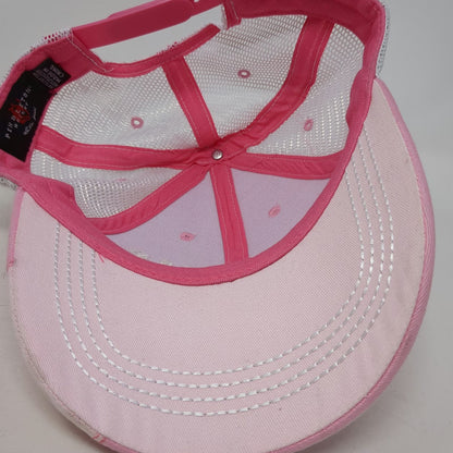 Pendleton Whisky Trucker Hat Pink One Size Let'er Buck Mesh Snapback Graphic