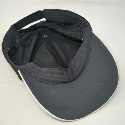 Nike Golf VOX Baseball Cap Gray One Size Perforated Strapback Hat White Trim