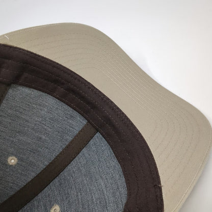 Richardson Trucker Hat Beige One Size High Mark Distillery Mountain Patch Mesh