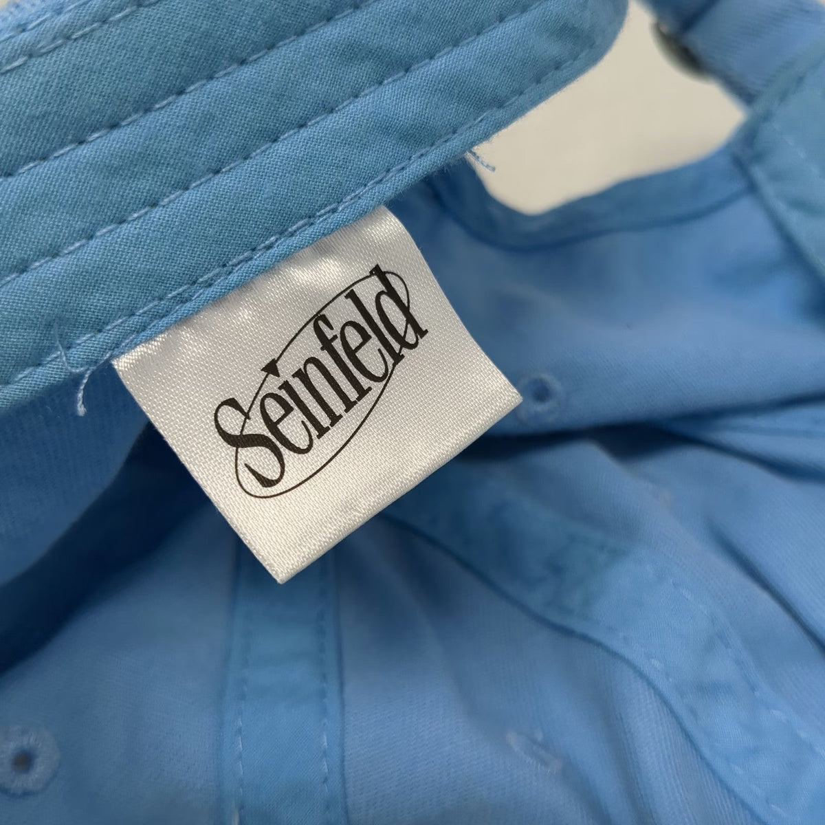 Seinfeld Baseball Cap Blue One Size Adjustable Slideback Embroidered Logo Hat