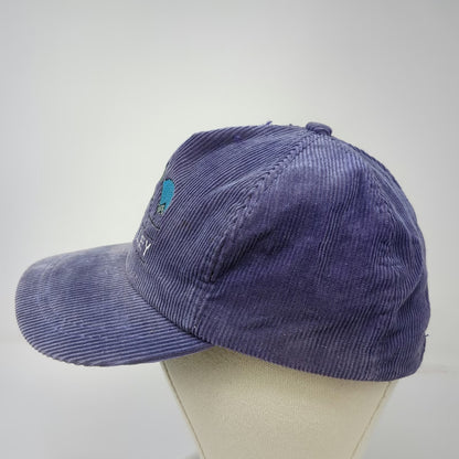 SCI Ski Country Imports Trucker Purple One Size Corduroy Sun Valley Hat Snapback