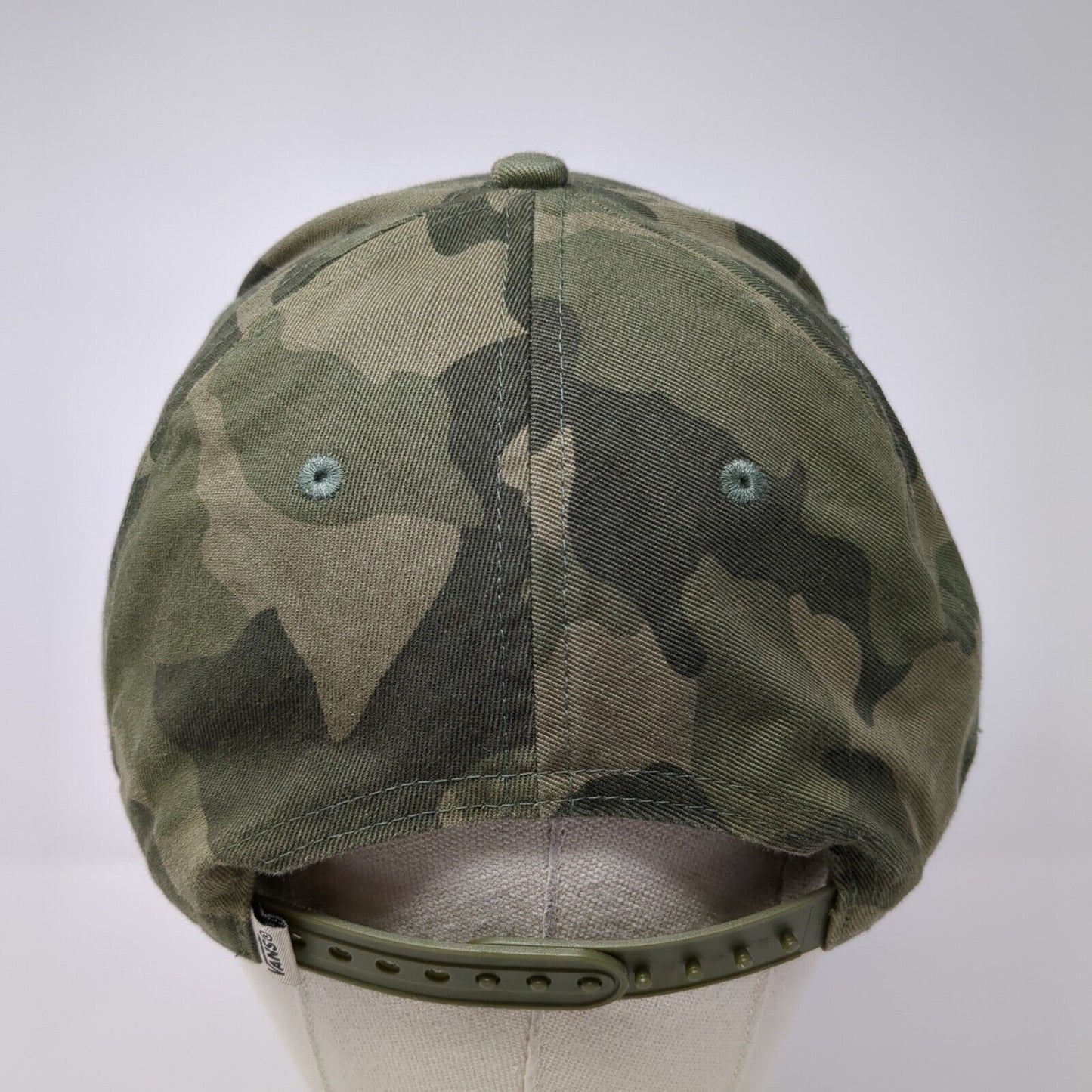 VANS Snapback Hat Camouflage One Size Embroidered Adjustable 6 Panel