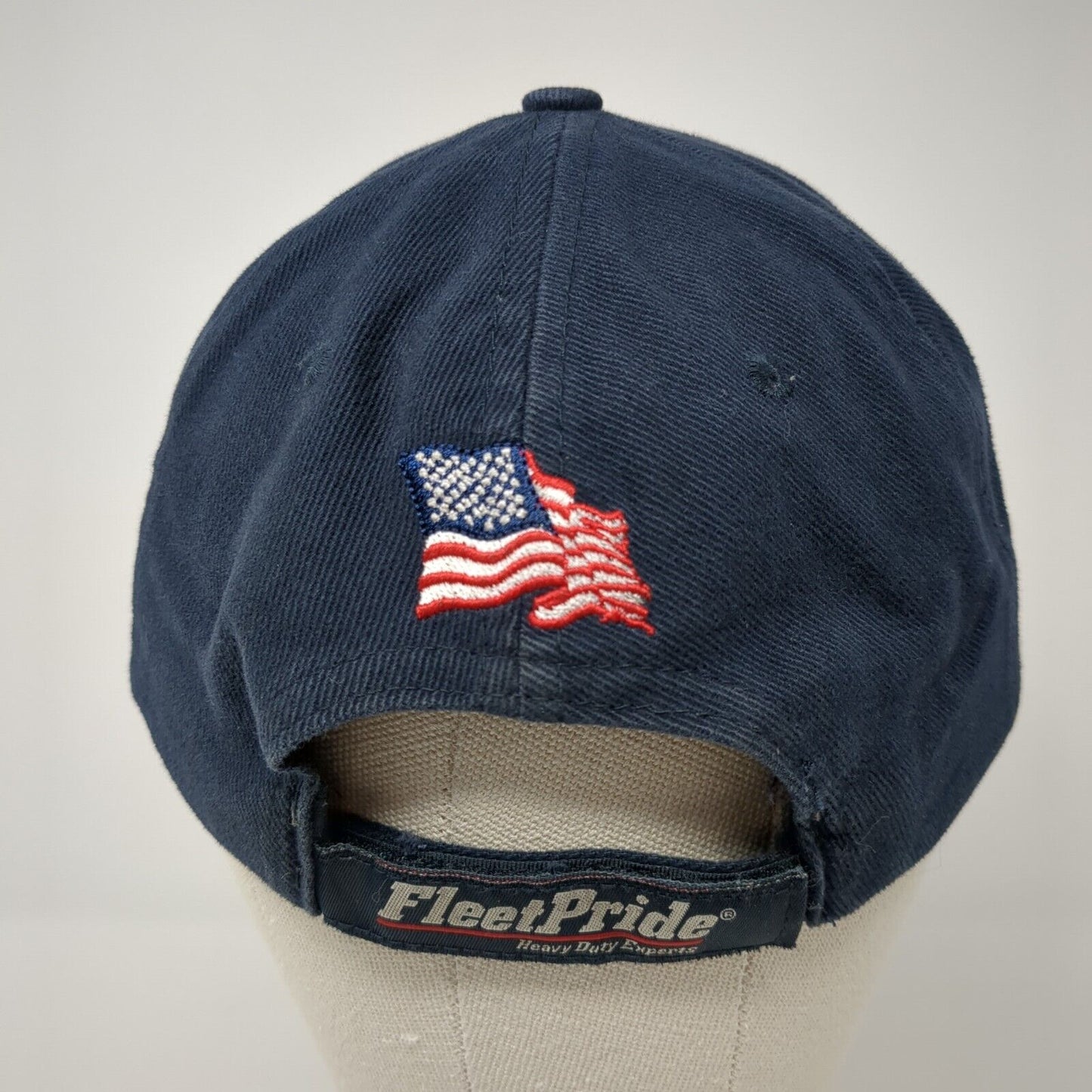 Count On Us Fleet Pride Heavy Duty Experts Strapback Hat Blue OS Adjustable