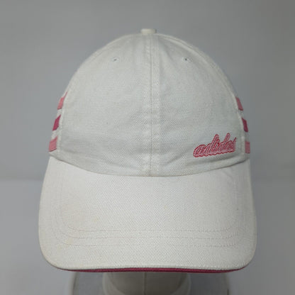 Adidas Climalite Strapback Hat White One Size Adjustable Embroidered Cotton
