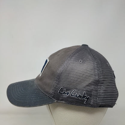 Live Lucky Snapback Trucker Hat Multicolor One Size Mesh Back Black Clover