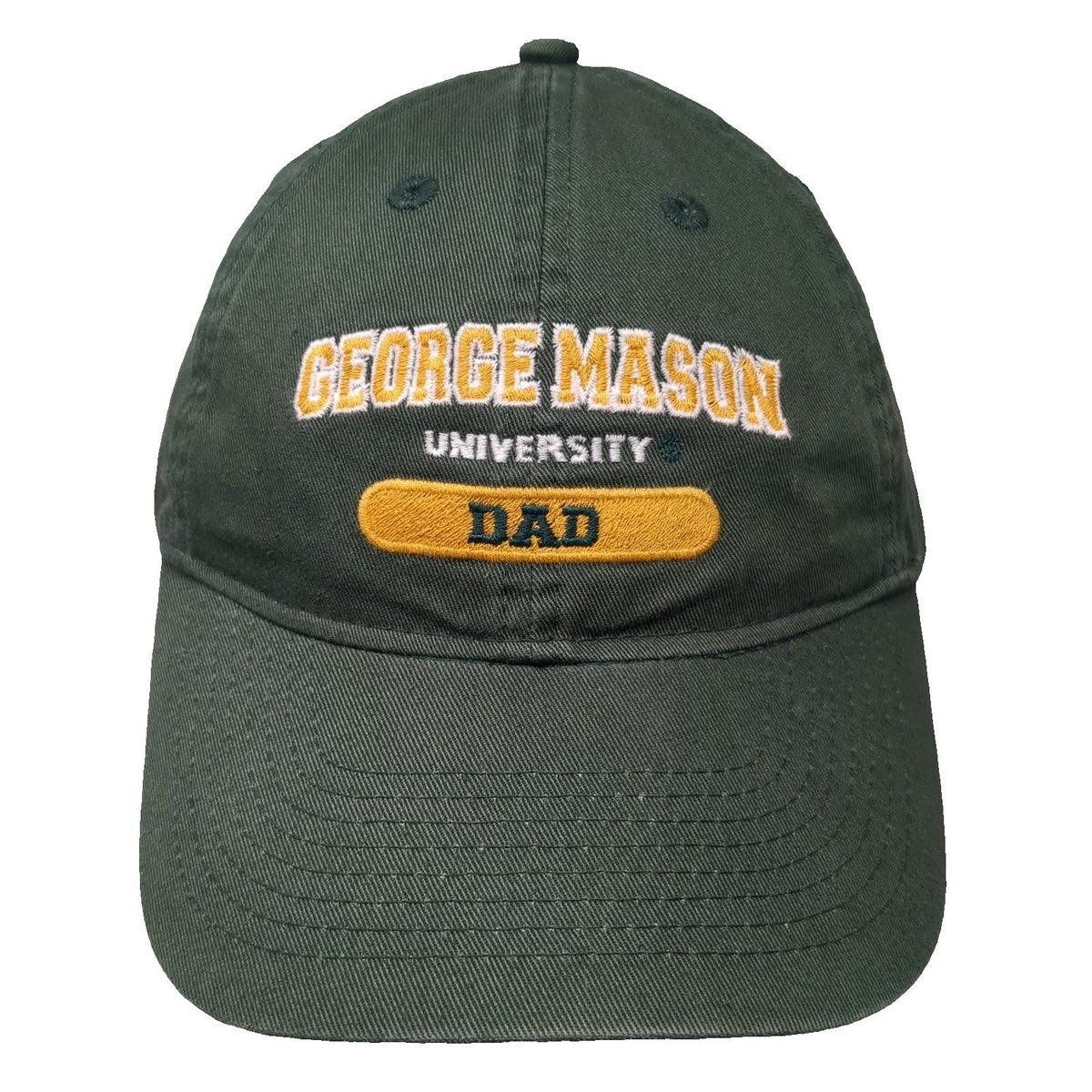 Legacy George Mason Patriots NCAA Cap Green One Size Dad Embroidered Slideback