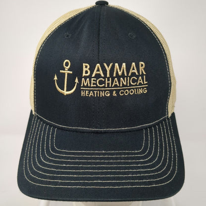 Richardson Trucker Hat Black One Size Baymar Mechanical Anchor Heating Cooling