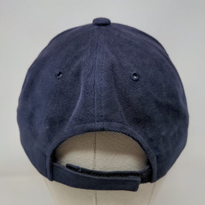 Warren Bank Strapback Hat Blue OSFA Adjustable Embroidered Cotton Yupoong