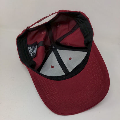 Face Everything & Rise Men's Snapback Hat Red Adjustable Embroidered Logo