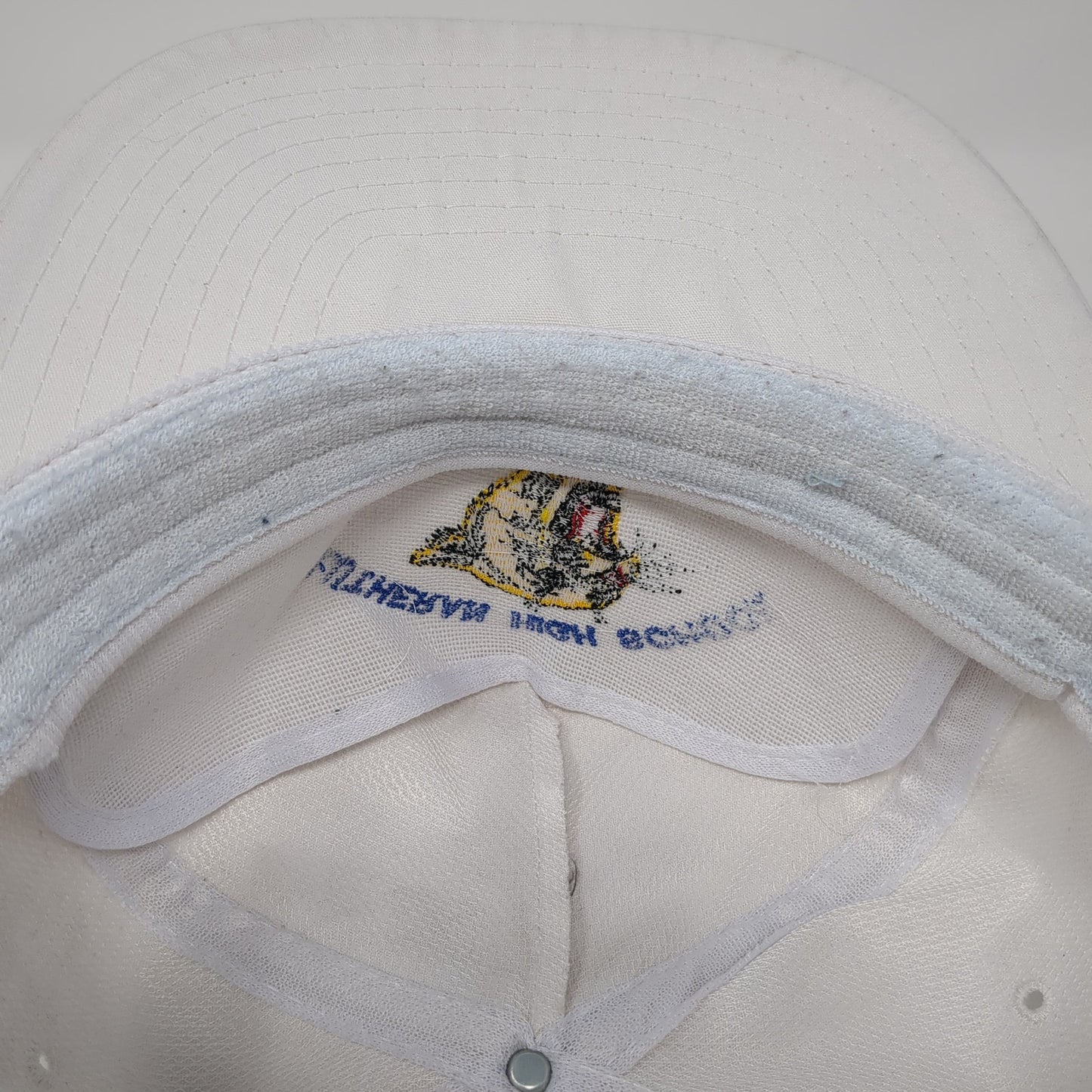 Lutheran High School Cougars Baseball Cap White One Size Adjustable Rope Nissin