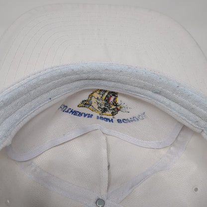 Lutheran High School Cougars Baseball Cap White One Size Adjustable Rope Nissin