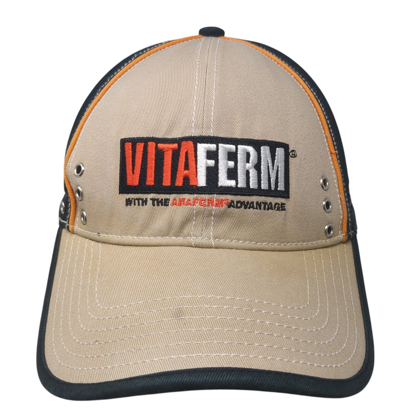 VitaFerm Slideback Hat Multi One Size Adjustable Colorblock Vent Holes