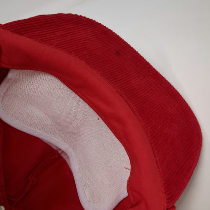 Ama Pro Trucker Red Hat One Size Rope Brim Corduroy Celebrate Idaho Centennial