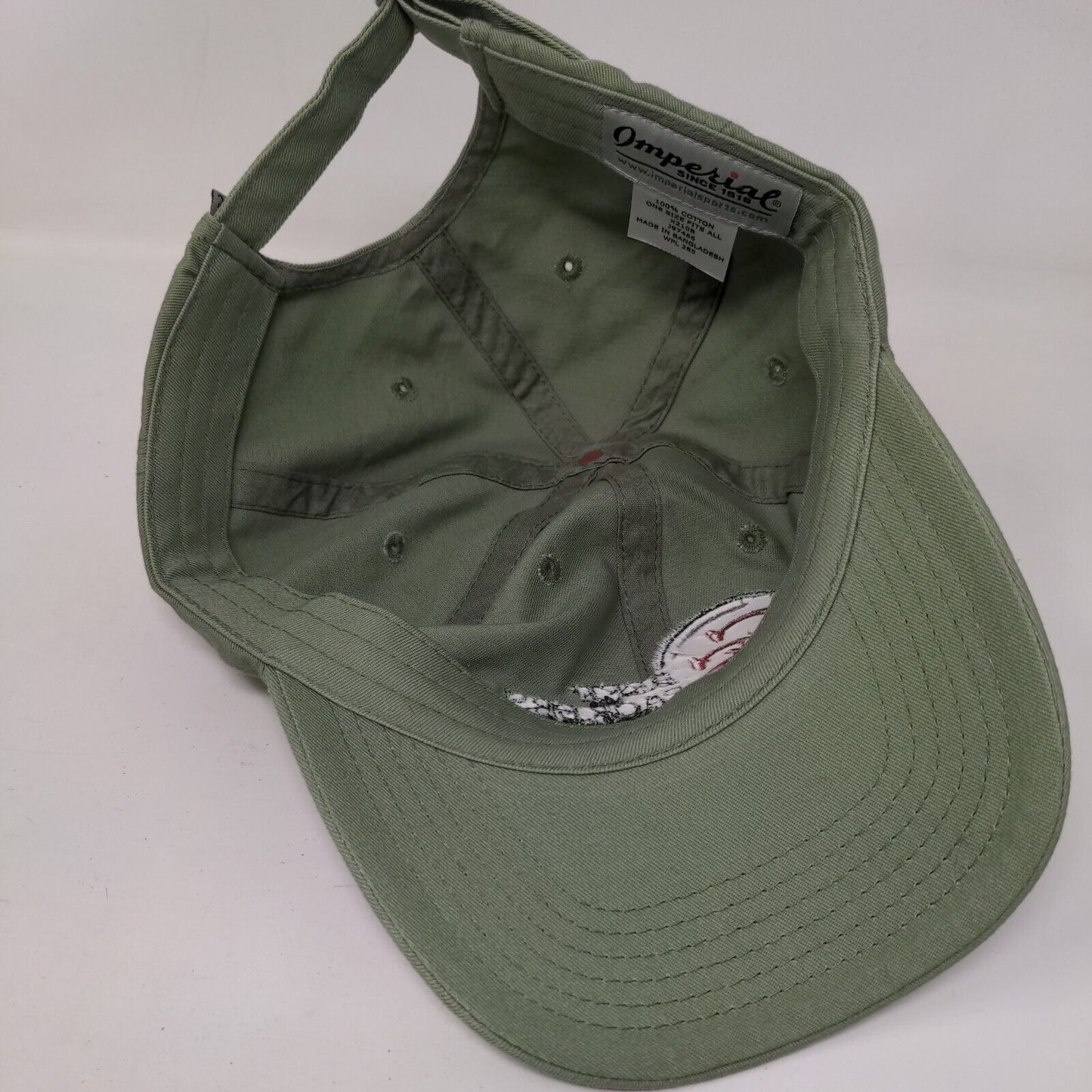 CS Beef Packers Slideback Hat Green OSFA Adjustable Embroidered 6 Panel Imperial