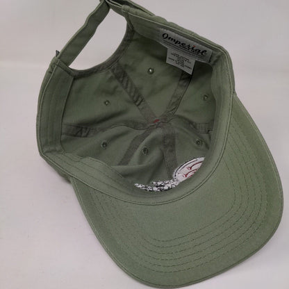 CS Beef Packers Slideback Hat Green OSFA Adjustable Embroidered 6 Panel Imperial
