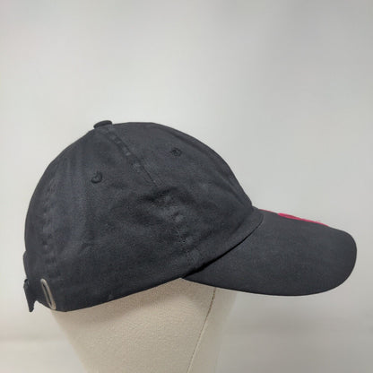 Cozumel Mexico Slideback Hat Black One Size Embroidered Usharis 6 Panel