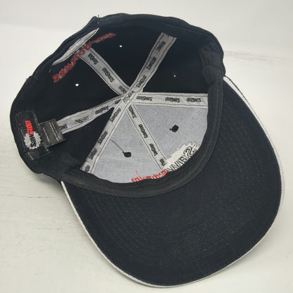 SawStop Baseball Cap Black One Size Strapback Embroidered Sandwich Bill Tool Hat