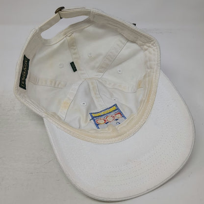 Legacy Baseball Cap White One Size Anguilla Straw Hat Restaurant Destination
