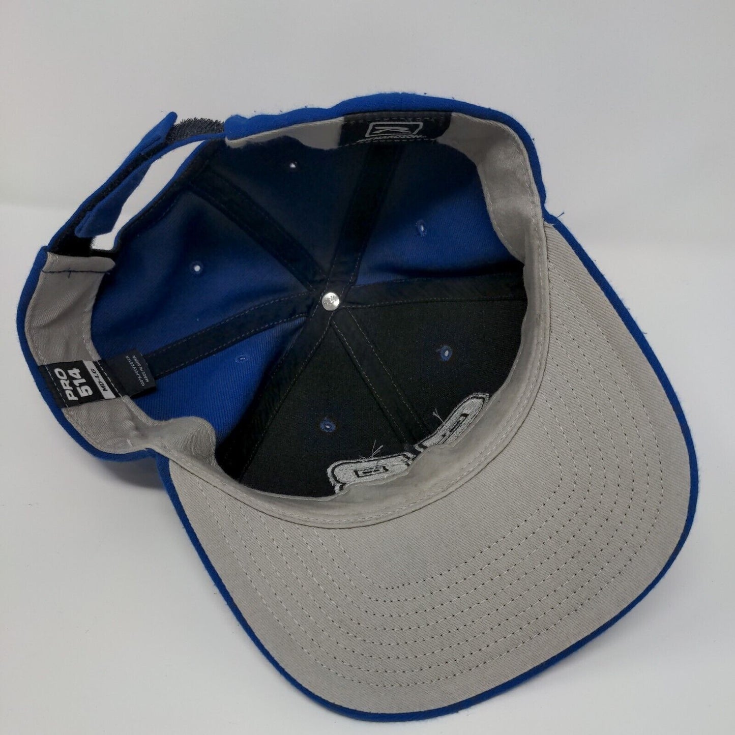 SB Strapback Hat Blue Medium-Large Embroidered Letters Richardson