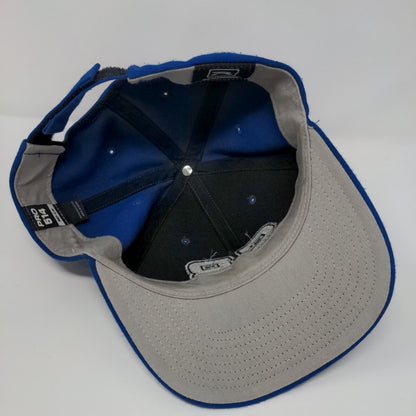 SB Strapback Hat Blue Medium-Large Embroidered Letters Richardson