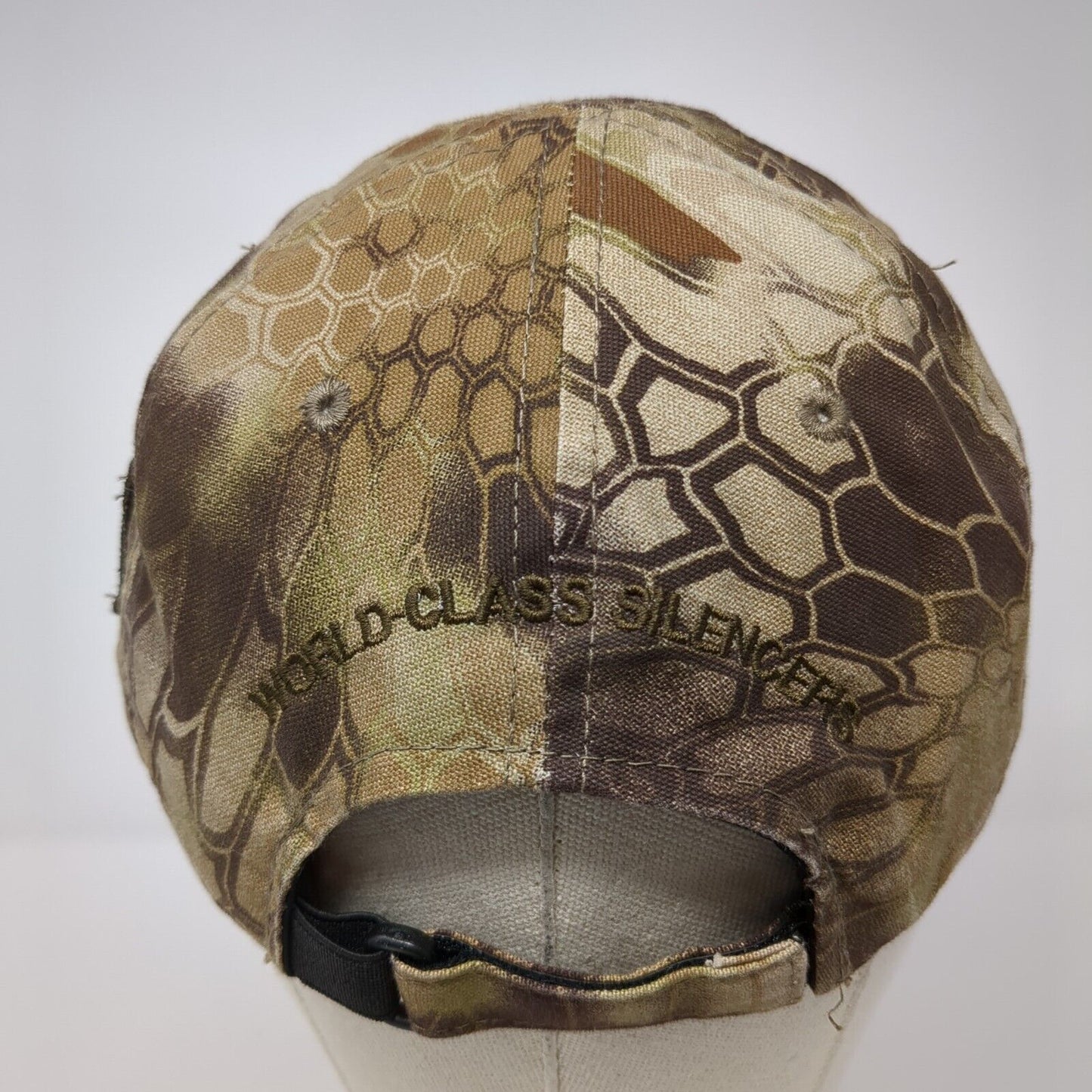 Gemtech World Class Silencers Strapback Hat Camo One Size Kryptek Outdoor Cap
