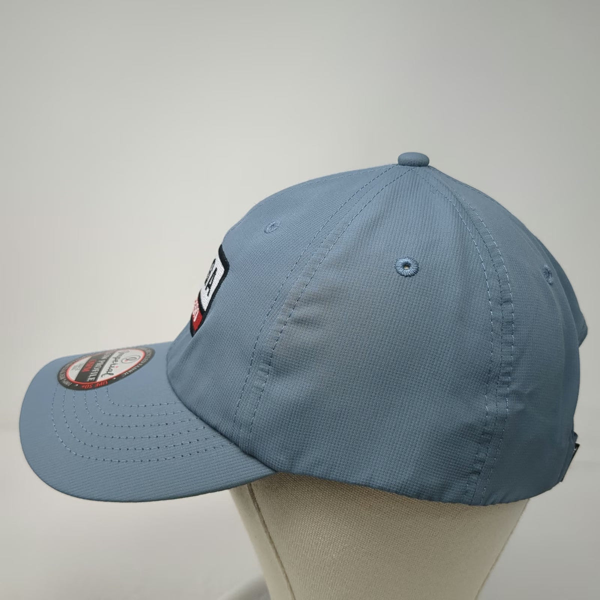Imperial Baseball Cap Blue One Size AJGA Est 1978 Patch Recycled Strapback Hat