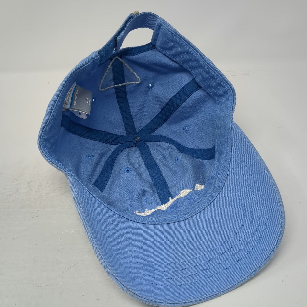 Columbia Baseball Cap Blue One Size PFG Performance Fishing Gear Cotton Hat