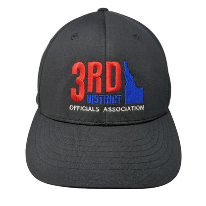 3rd District Officials Association Fitted Hat Black L-XL Richardson