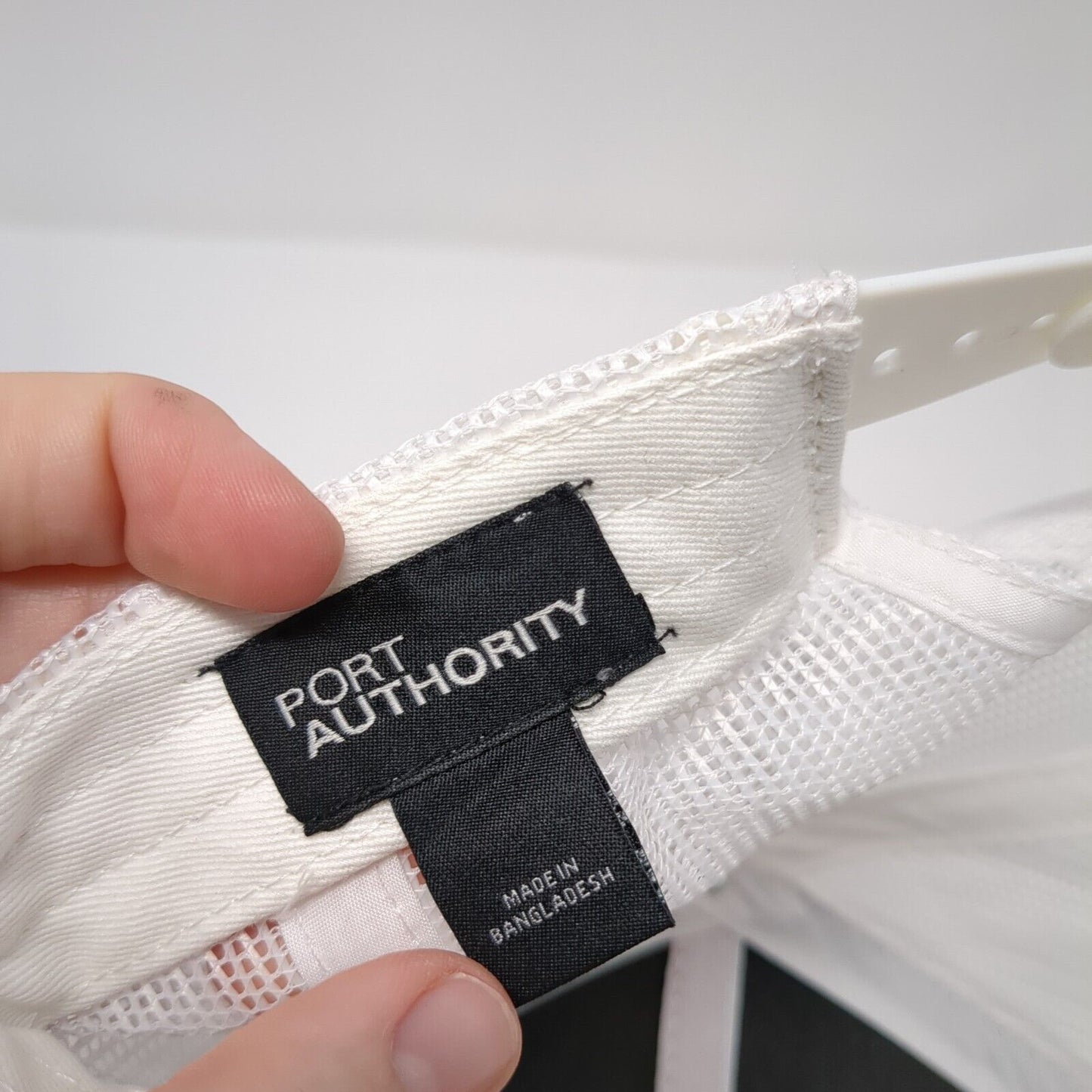 ZOA Energy Snapback Trucker Hat Red One Size Adjustable Mesh Back Port Authority