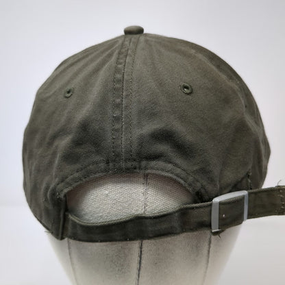 PINK Victoria's Secret Baseball Cap Green One Size P Patch Hat Slideback Cotton