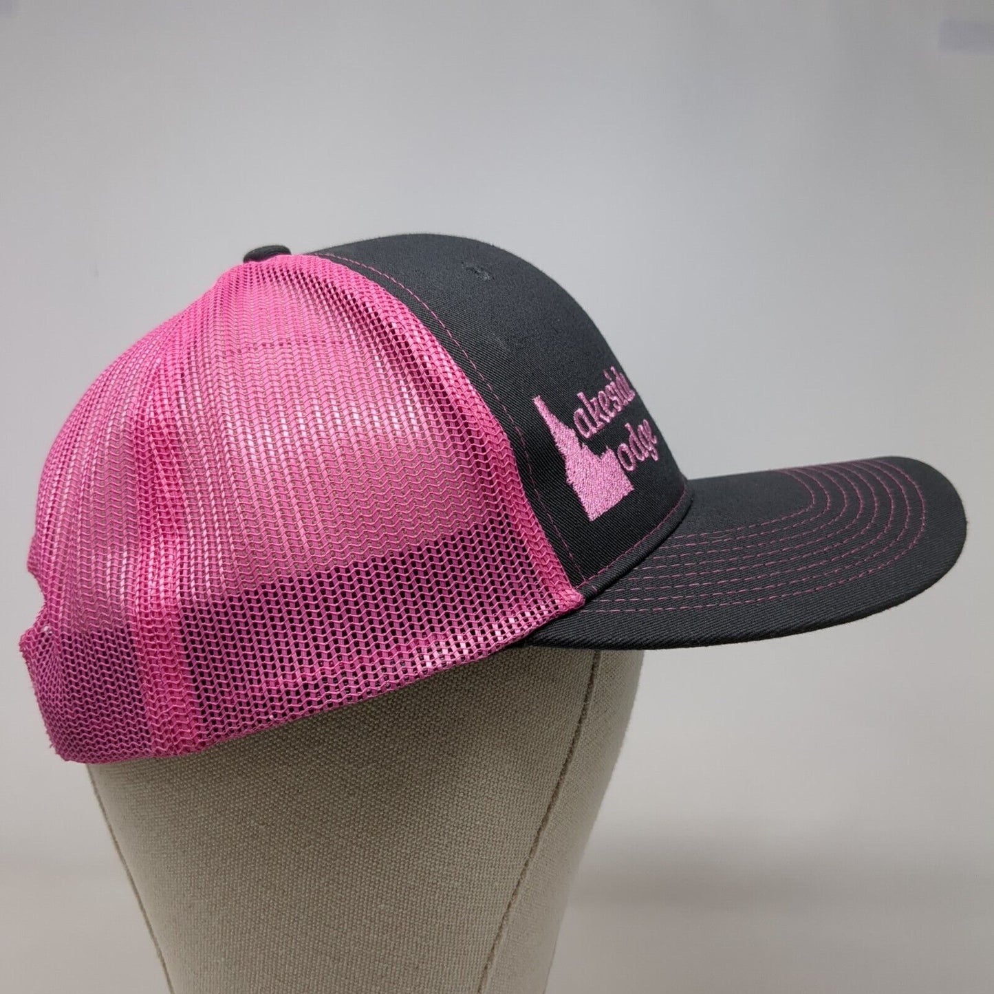 Lakeside Lodge Idaho Snapback Trucker Hat Multi One Size Mesh Back