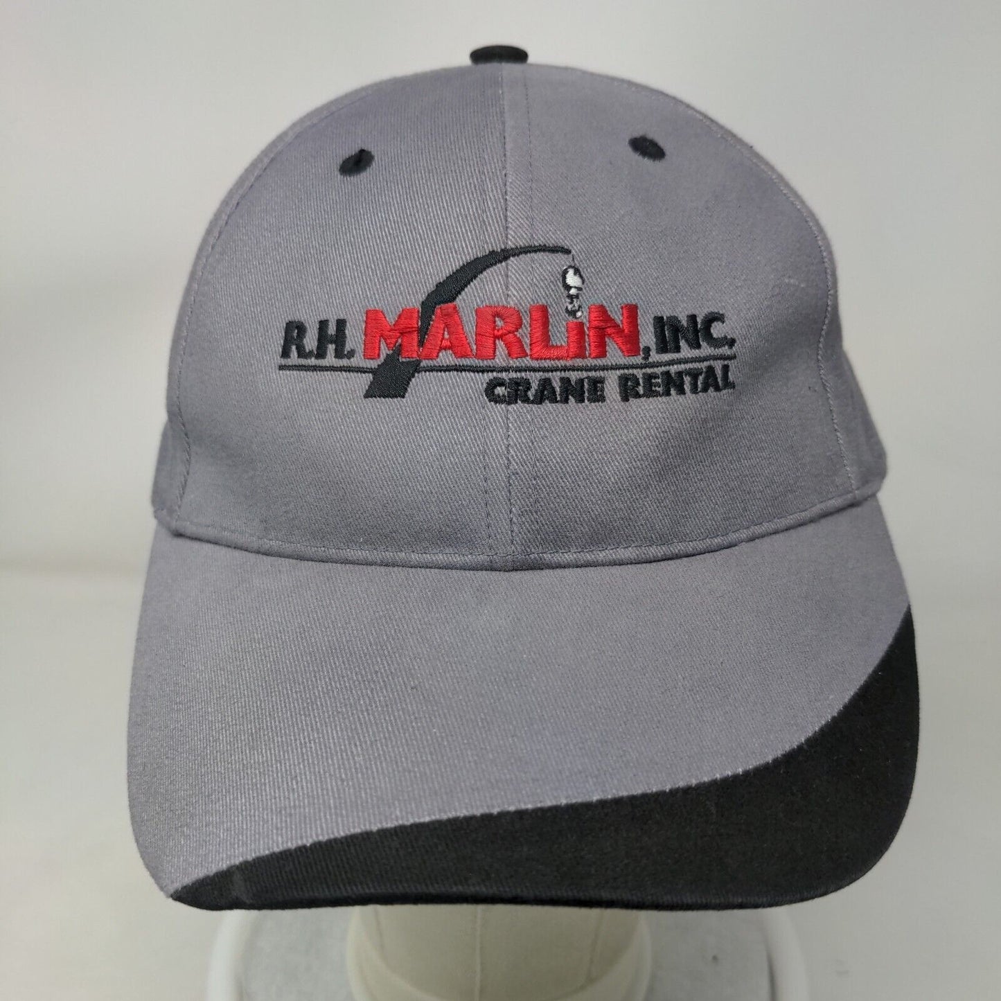 RH Marlin Inc. Crane Potain Igo Rental Strapback Hat Gray One Size Cap America