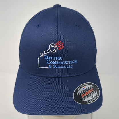 Electric Construction & Sales LLC Fitted Hat Blue L/XL Flexfit Port Authority