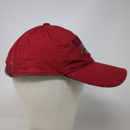 Page & Tuttle Baseball Cap Red One Size Blue Lakes Country Club Crest Slideback