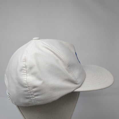 UAW GM Snapback Hat White One Size Adjustable Embroidered Solid Outdoor