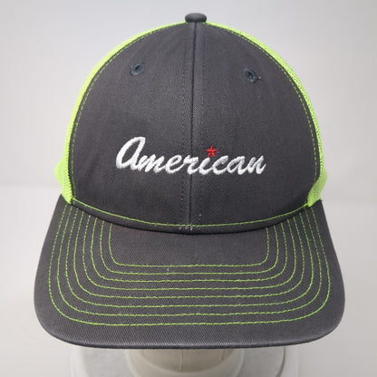 American Snapback Trucker Hat Multicolor OS Adjustable Mesh Back Port Authority