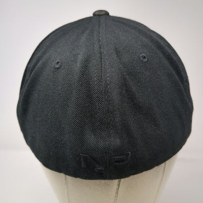 Daithi De Nogla Baseball Cap Black XL Rainbow Logo Flexfit NP Embroidery Hat