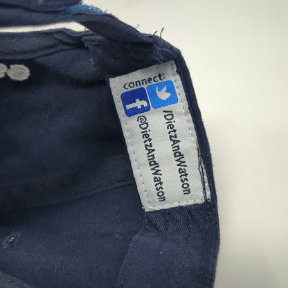 Blue Baseball Cap One Size Dietz & Watson Since 1939 Embroidered Strapback Hat
