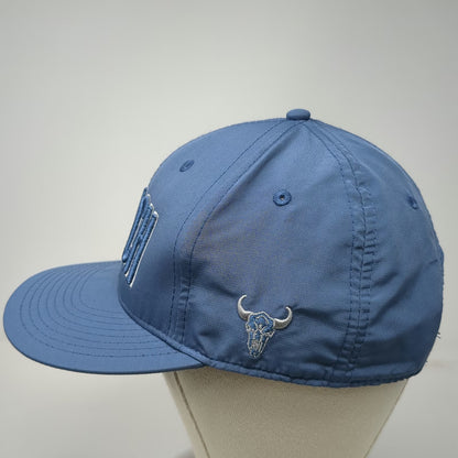 Pukka Snapback Hat Blue One Size The Ranch Steer Skull Performance Golf Cap