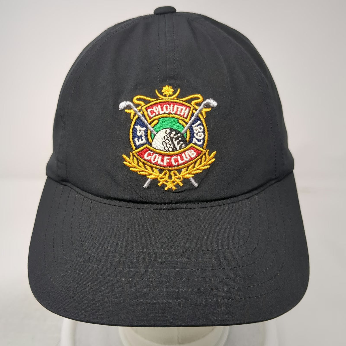 Golf Pointe Baseball Cap Black One Size Colouth Club Performance Slideback Hat
