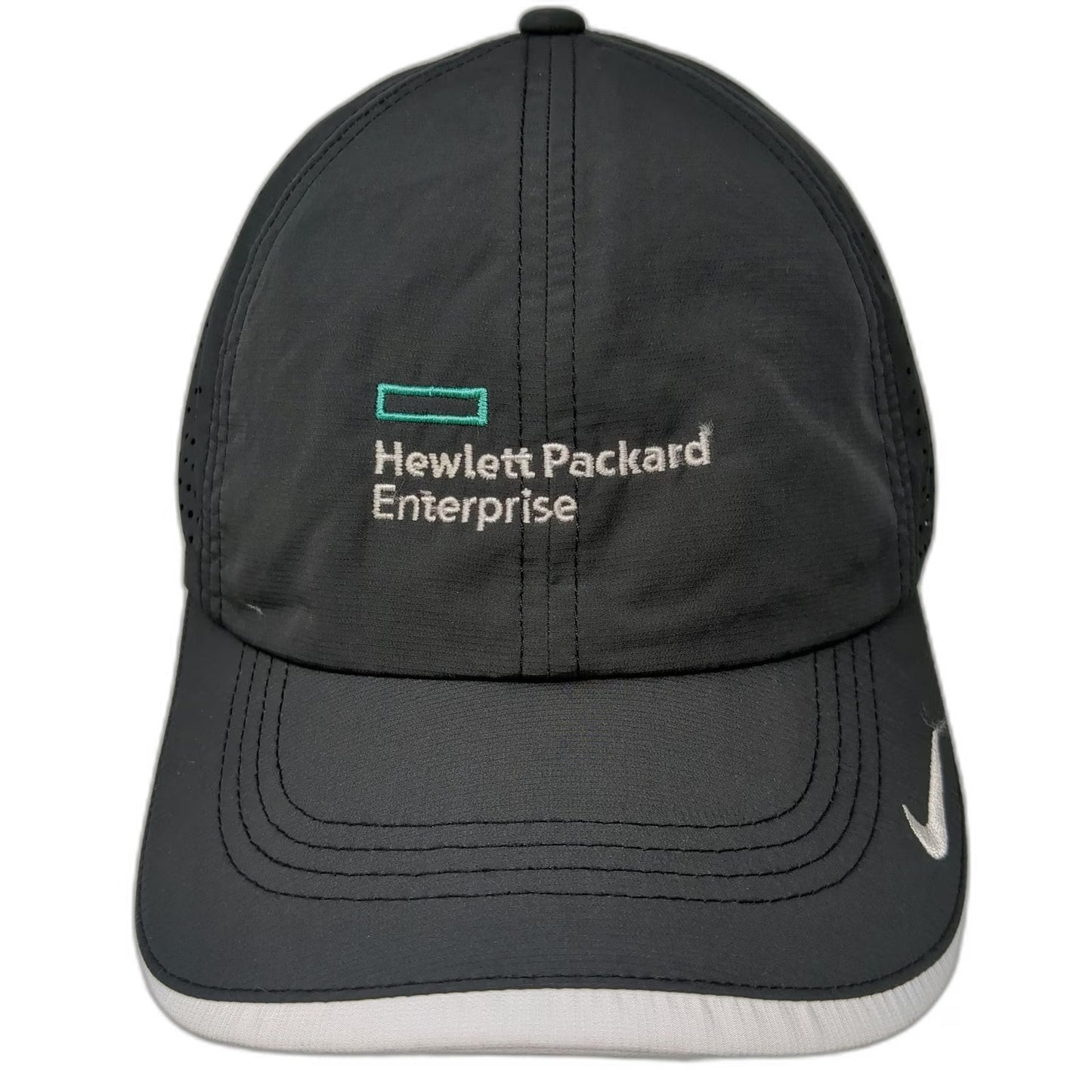 Nike Baseball Cap Black OSFM Dri-FIT Hewlett Packard Enterprise Strapback Hat
