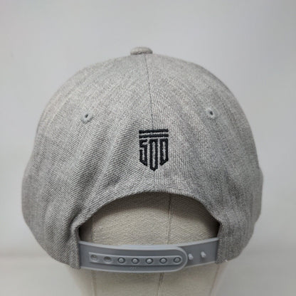 Li-Ti-Rilla Snapback Hat Gray One Size Embroidered The Classics Yupoong
