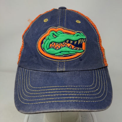 Florida Gators Snapback Mesh Back Trucker Hat Blue Orange OSFA NCAA Logo