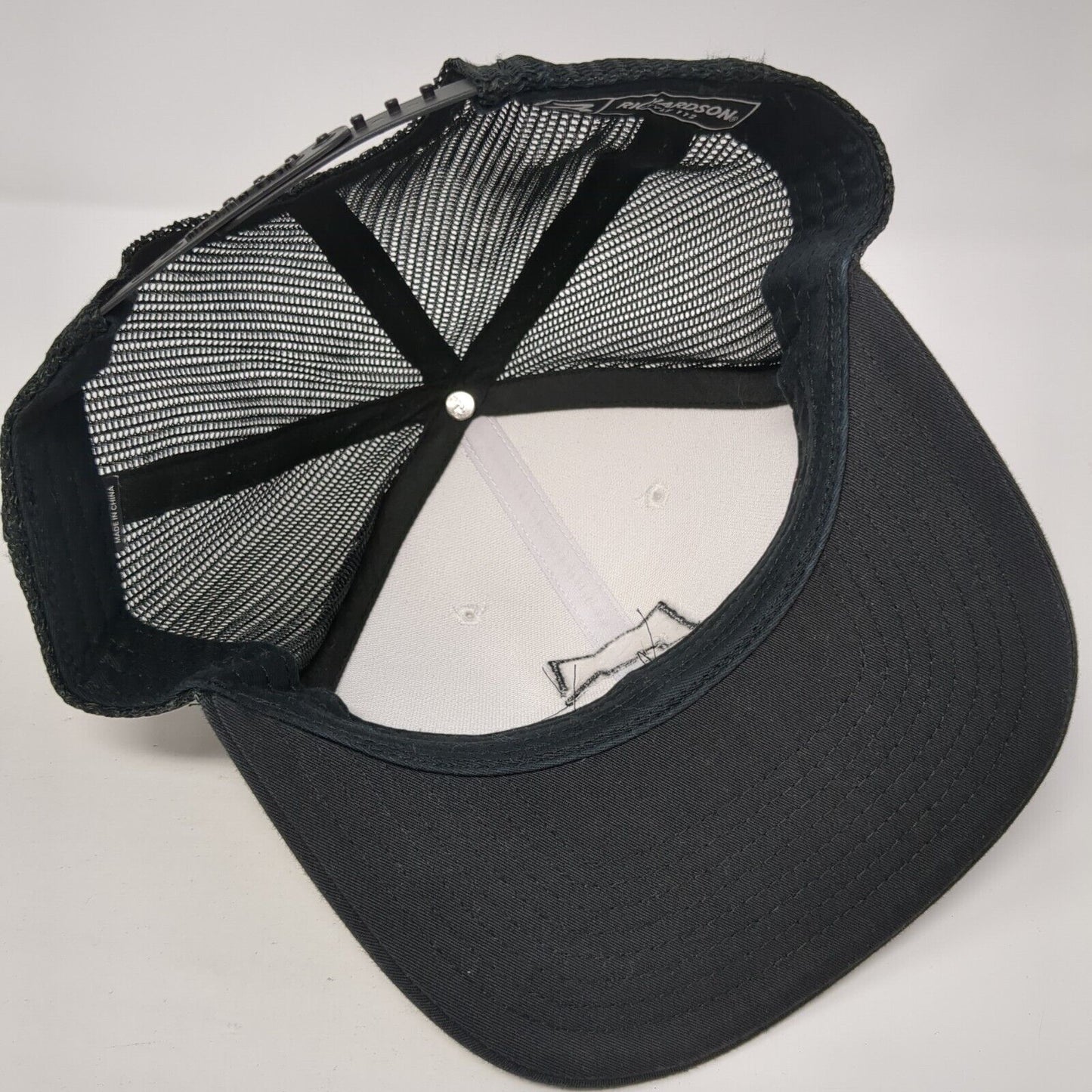 sbsc Real Estate Snapback Trucker Hat Black OS Adjustable Mesh Back Richardson