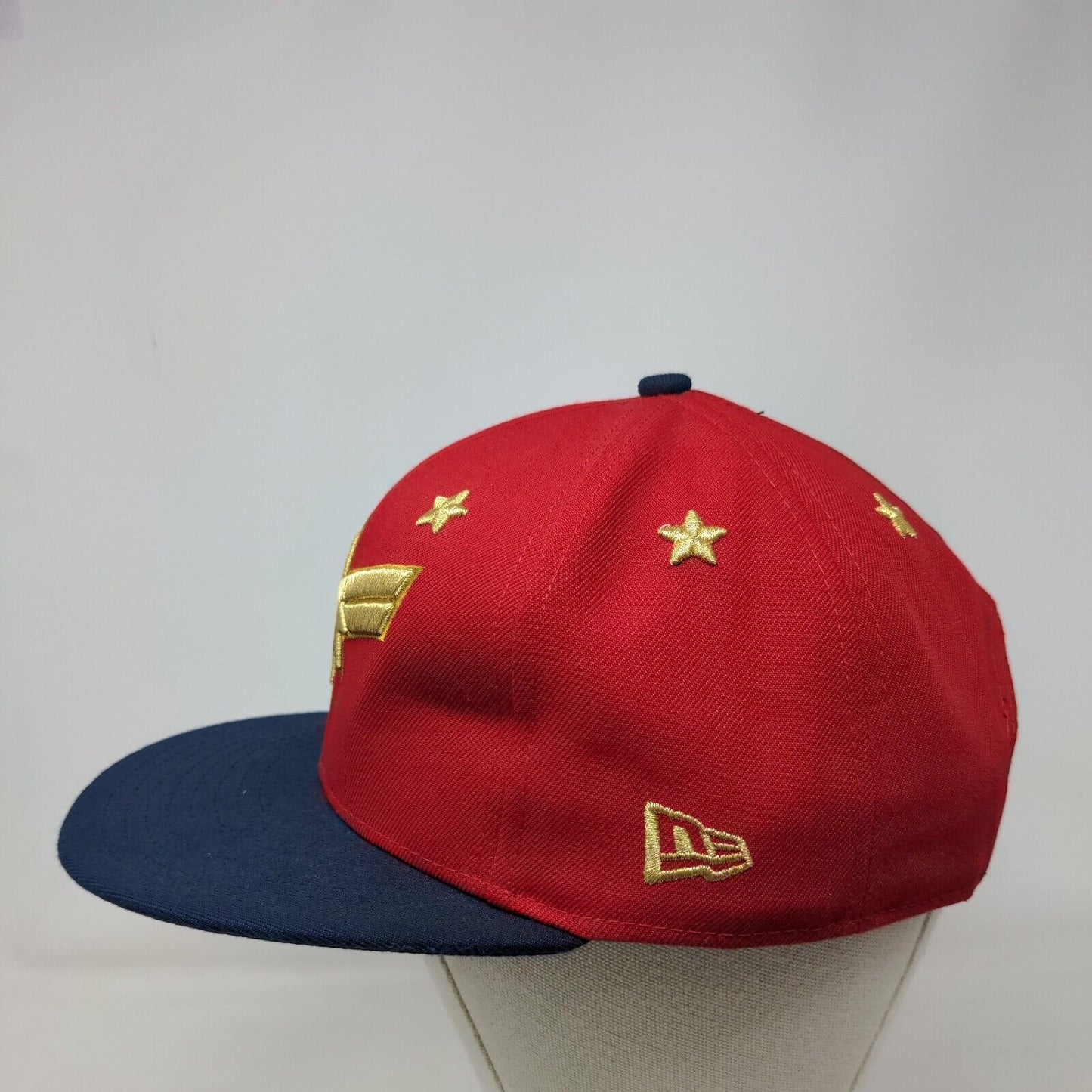 Captain Marvel Snapback Hat Multicolor OSFM Embroidered Logo 9Fifty New Era