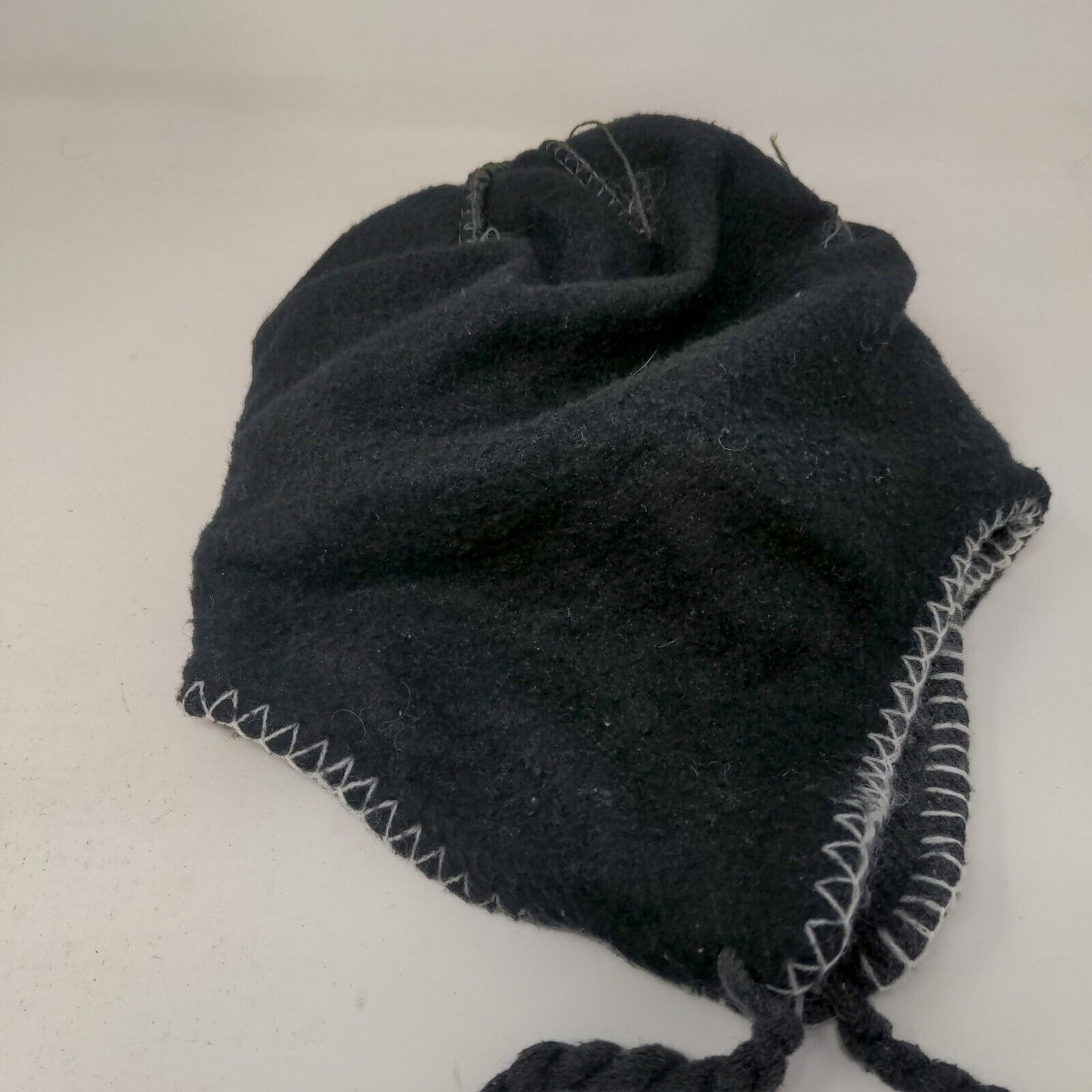Unbranded Men's Knit Beanie Hat Cap Gray Fair Isle 100% Acrylic