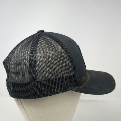 Yupoong Trucker Hat Black One Size Sandy Peaks Co Patch Mesh Snapback Mountain